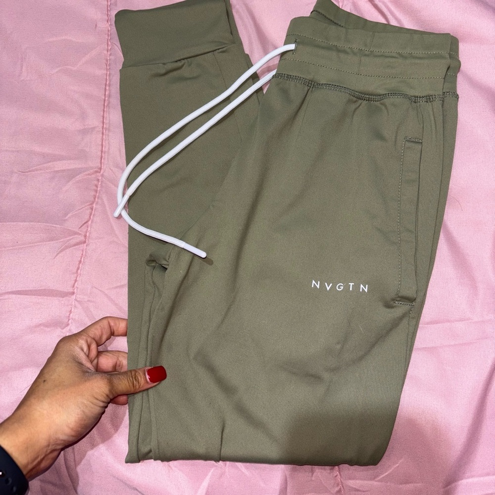 NVGTN Olive Joggers